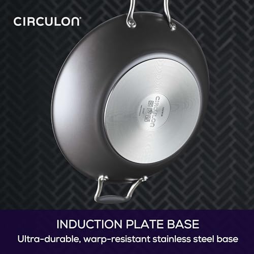 A1 Series Nonstick Induction Wok with Lid