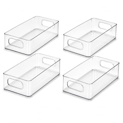 4 Pack Fridge Organizer Bins (4 Count)