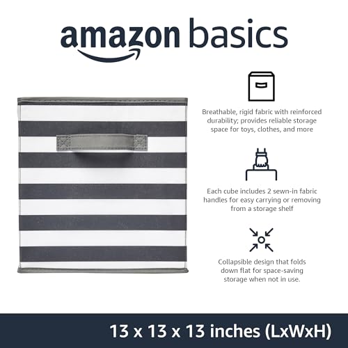 Collapsible Fabric Storage Bins with Handles (6 Count)