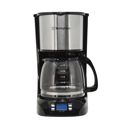 220 volts 12 cup coffee maker 220v 240 volt Digital Programmable Coffee Machine Permanent Filter & Hot Plate (12 Count)