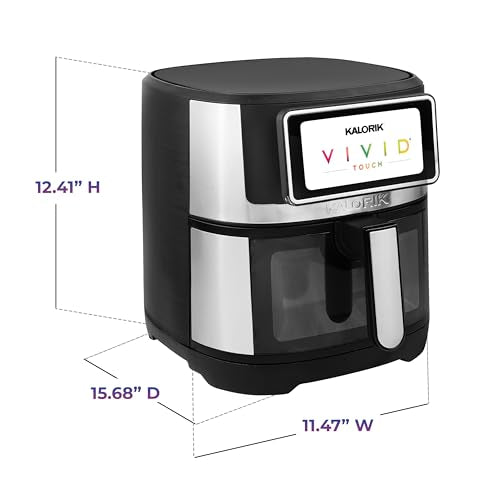 Air Fryer VIVID TOUCH Series 5 Quart Capacity with High