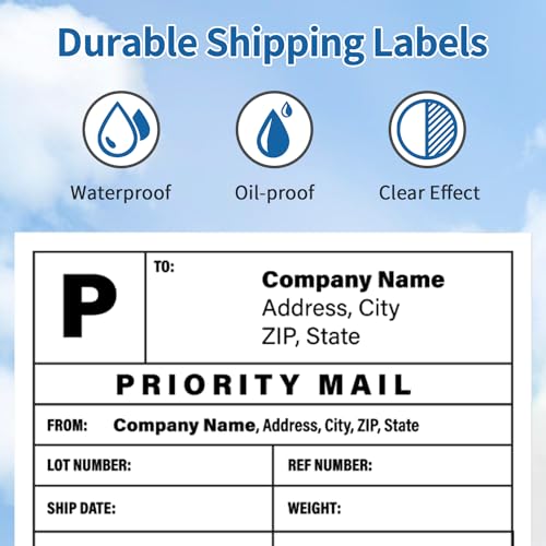 4x6 Thermal Printer Labels (501 Count)