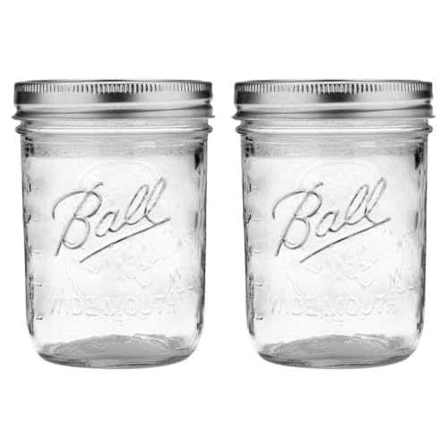 Jar with Lid and Band (2 Count)