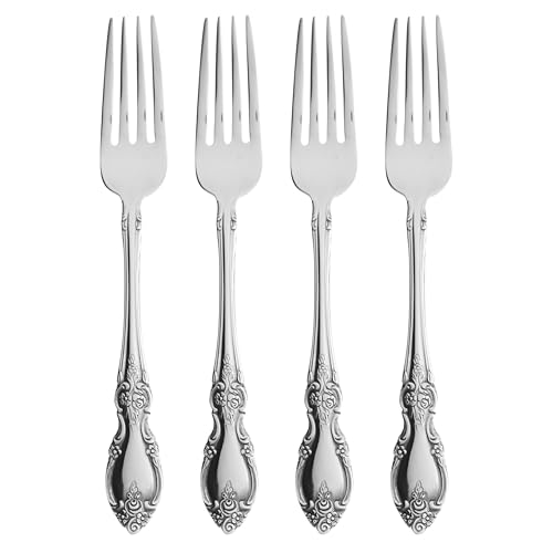 Louisiana Dinner Forks Silverware Set for 4 (4 Count)