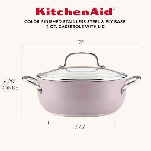 3 Ply Stainless Steel Casserole with Lid