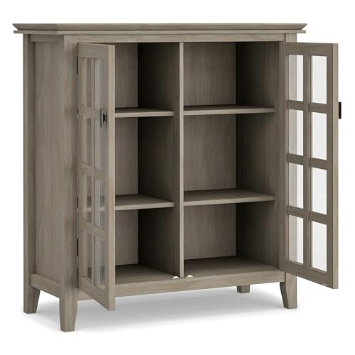 Artisan 38" Wide Solid Wood Cabinet in Distressed Grey