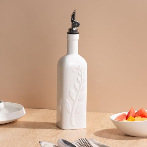 20 Oz Olive Oil Dispenser Bottle with Spout