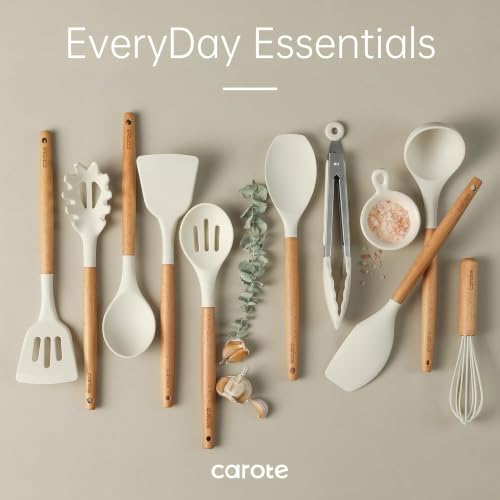 10 Piece Kitchen Utensils Set with Wood Cool (10 Count)