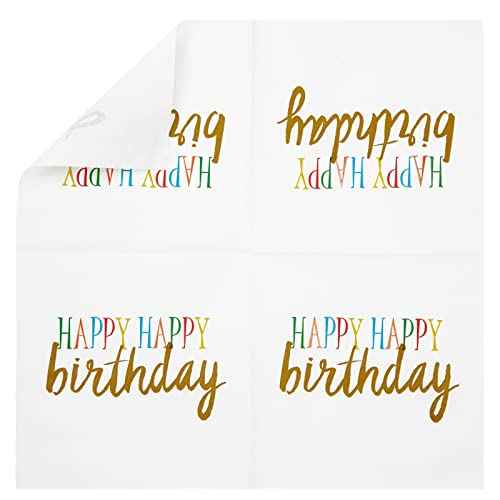 Happy Birthday Napkins (100 Count)