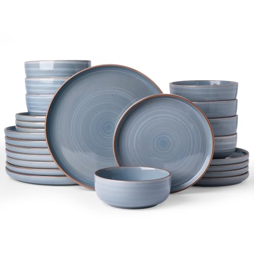 Meteor 24 Piece Stoneware Dinnerware Set