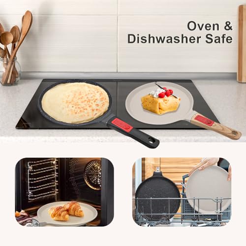 Non Stick Crepe Pan with Detachable Handle