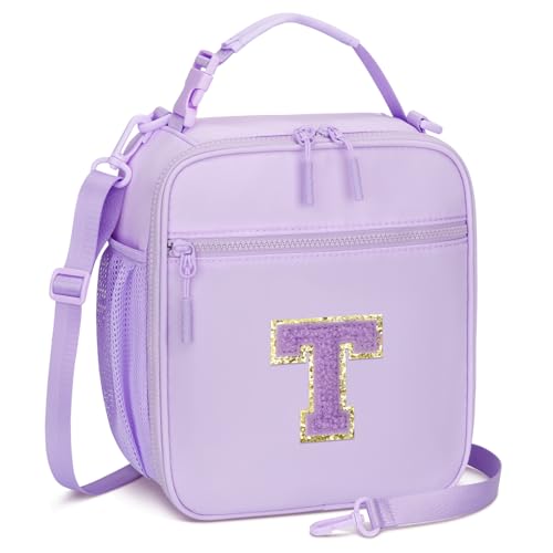 Initial Insulated Lunch Bag for Girls Kids