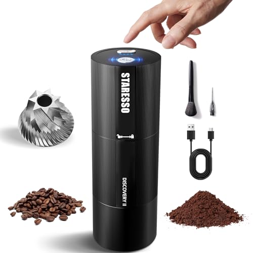 D6E PLUS Portable Electric Coffee Grinder