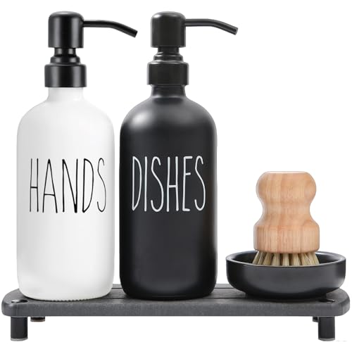 Soap Dispenser Set Comes with Stainless Steel Pumps