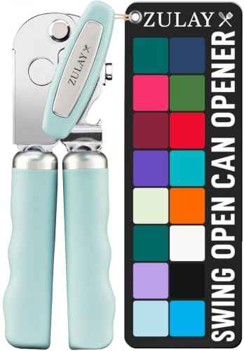 Stainless Steel Swing Open Manual Can Opener Comfortable Grip