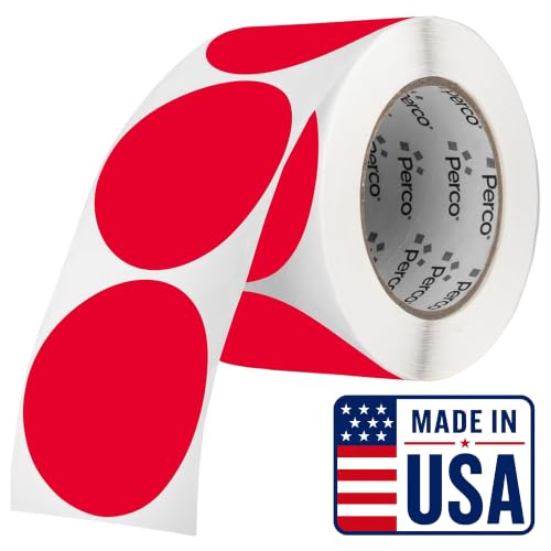 Red Round Circle Dot Sticker 3