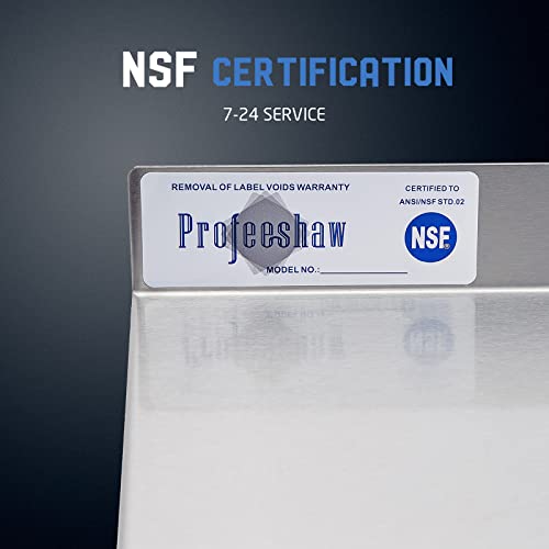 NSF Stainless Steel Shelf 14” x 72”