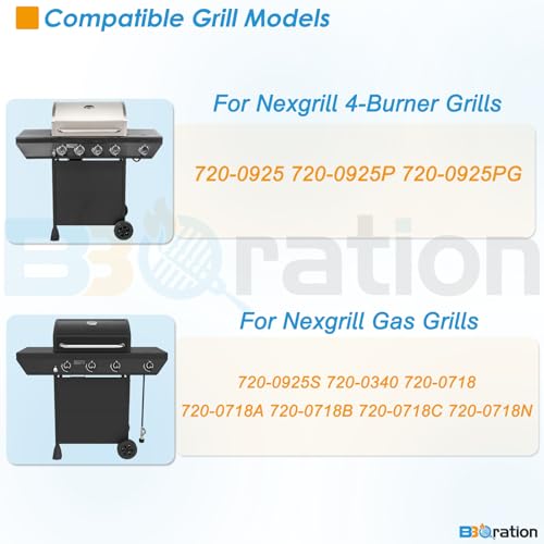 17" Griddle and Cooking Grate Kits for Nexgrill 4 Burner 720