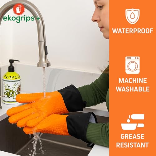 Ekogrips®+ Oven Gloves with Fingers (2 Count)