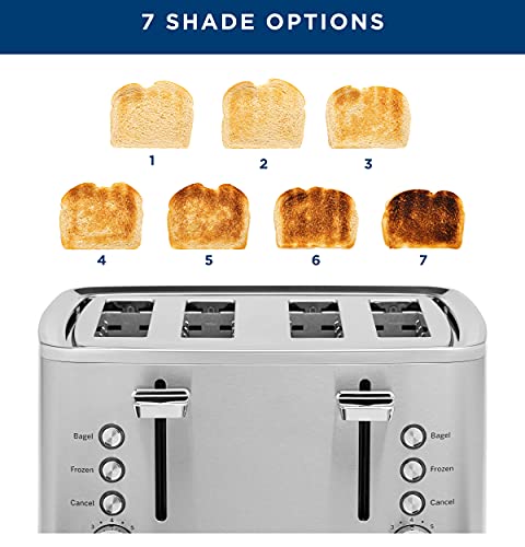 Stainless Steel 4 Slice Toaster