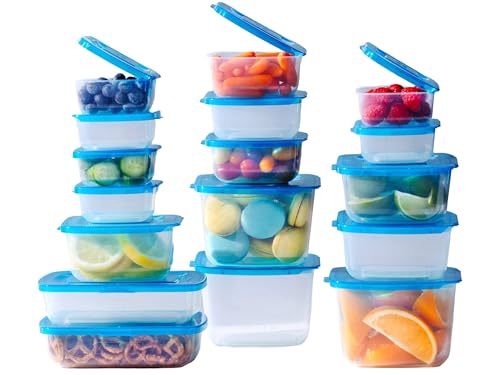 Premium Attached Food Storage Containers (17 Count)