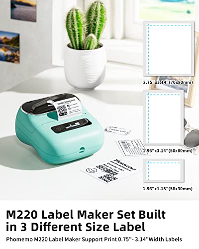Label Maker M220 Thermal Label Printer