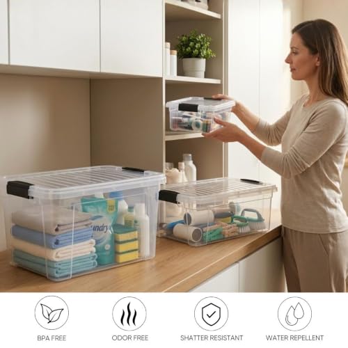 Storage Bins with Lids