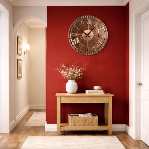 Handmade Copper Wall Clock Artisan Touch in Every Piece