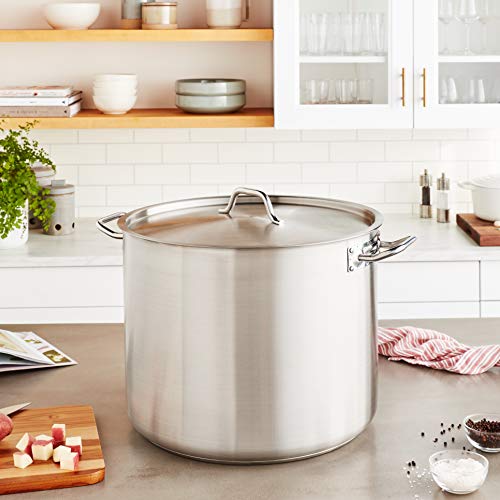 60 qt Stainless Steel Stock Pot with Cover
