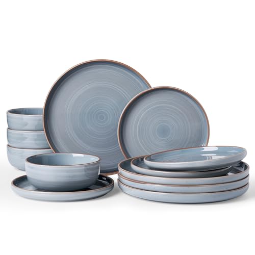 Meteor 12 Piece Stoneware Dinnerware Set (4 Count)