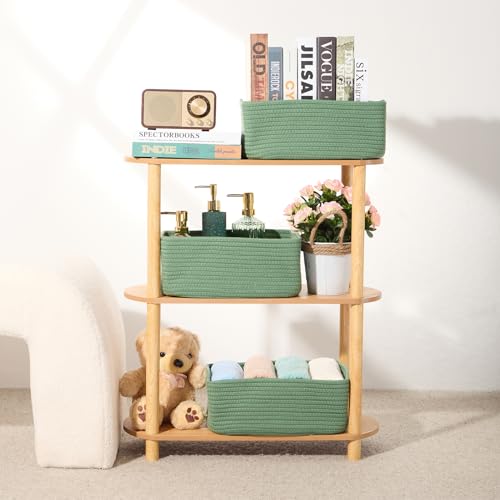Small Storage Baskets for Organizing (3 Count)