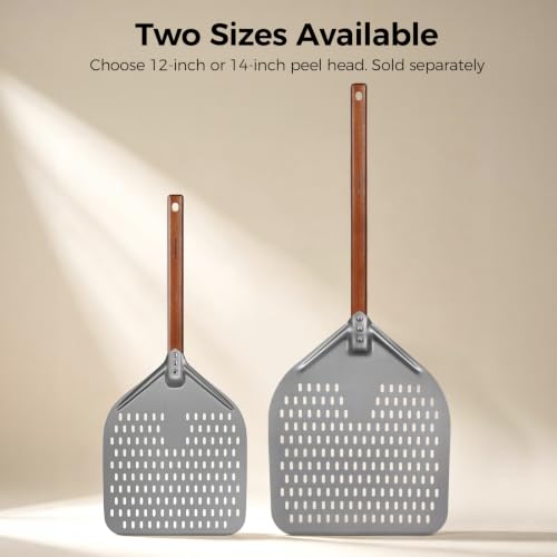 14" x 17" Perforated Aluminum Pizza Peel