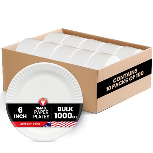 Paper Plates 6 (1000 Count)
