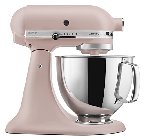 Artisan, 5-Qt Tilt Head Stand Mixer, KSM150PS, Feather Pink