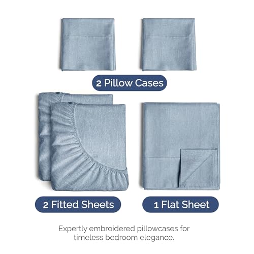 Split King Size 5 Piece Sheet Set