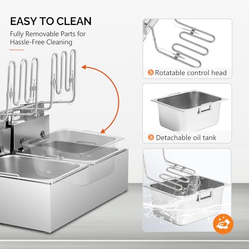 22.8QT 21.6L Electric Deep Fryer