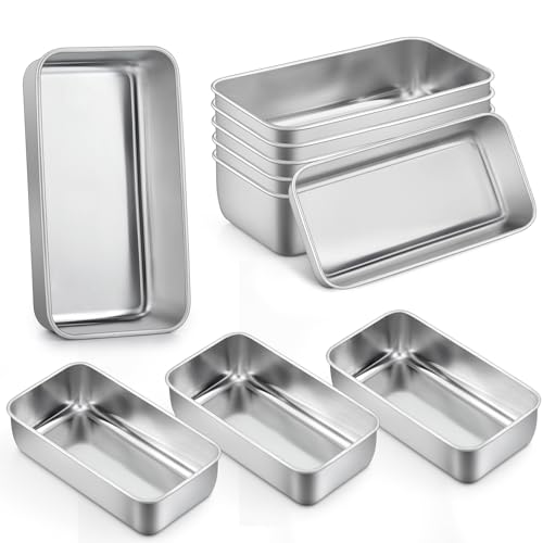 Loaf Pan 9 x 5 Inch Stainless Steel Bread Pan (10 Count)