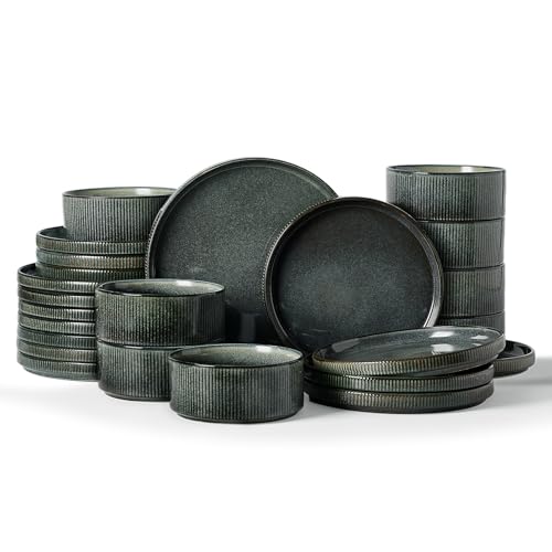 Star Stoneware Dinnerware Sets for 8 (24 Count)