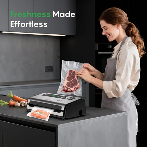 Food Vacuum Sealer with Automatic Bag Detection & Built