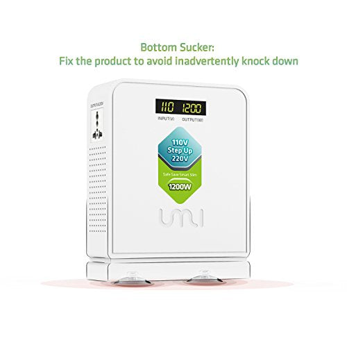 1200W 110 to 220 Voltage Step up Converter Europe Appliance Use in US