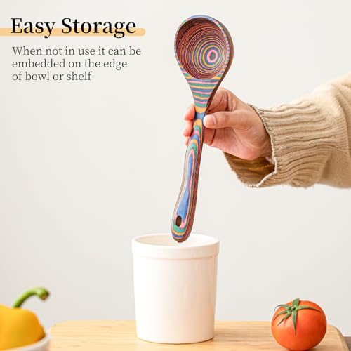 Pakkawood Rainbow Deep Soup Ladles