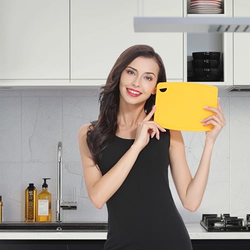Extra Large Thick Silicone Cutting Boards for Kitchen 14.6'' x 10.43'' Flexible Cutting Chopping Boards