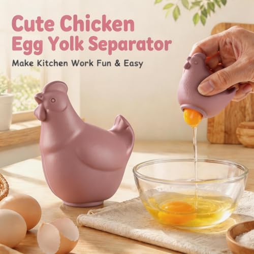 Hen Shaped Silicone Egg Yolk Separator