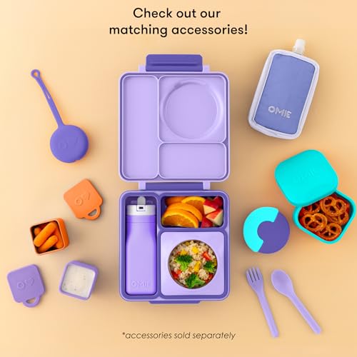 OmieBox Kids Insulated Leakproof Bento Lunch Box with Food Jar