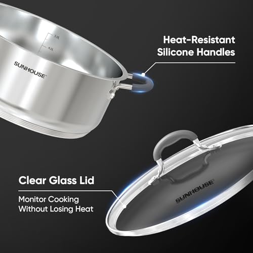 2 Tier Stainless Steel Steamer Pots