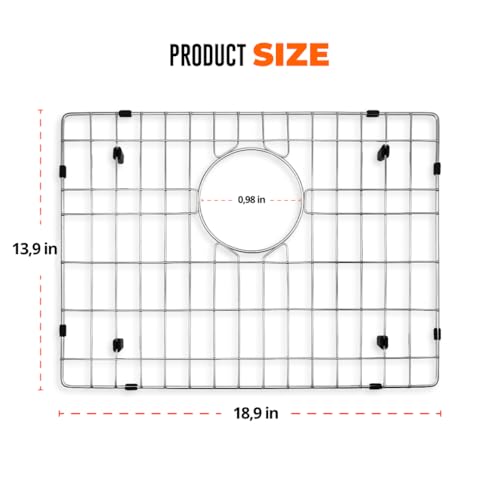 Durable and Versatile Kitchen Sink Grid 19"x14"