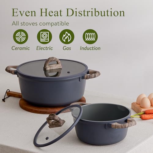 22 Piece Ceramic Cookware Set