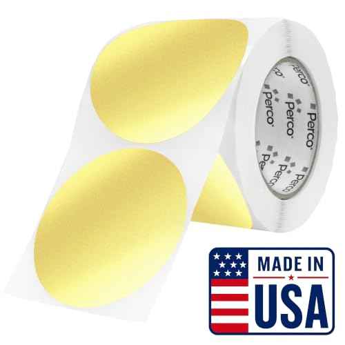 Metallic Gold Round Circle Dot Sticker 4