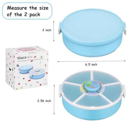 Kids' Rotating Snack Container Set