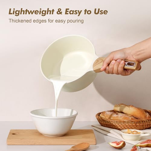 Ceramic Nonstick Sauce Pan with Lid